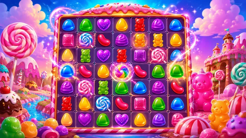 ilustrasi game sugar rush
