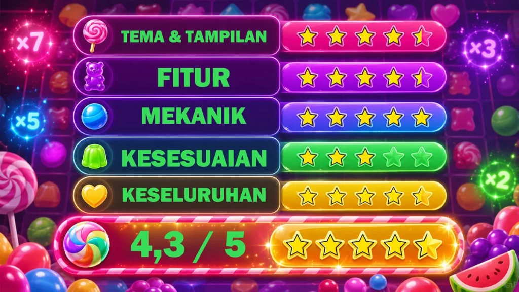penilaian sugar rush
