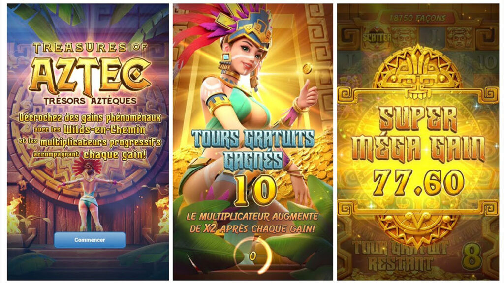 treasure of aztec banner