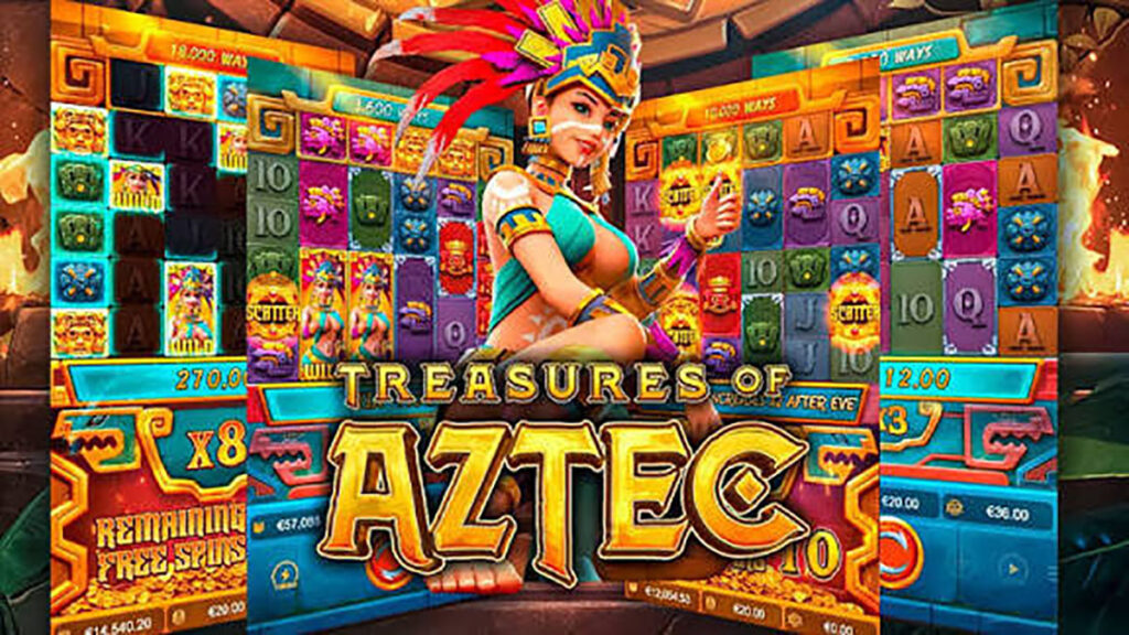 tema dan tampilan treasure of aztec